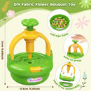 TingingYuli Arts and Crafts Kit for Kids Ages 4-8, Flower Bouquet Toys,DIY Flower Market Toys,Build Your Bouquet,Educational Christmas Birthday Gifts for 3 4 5 6 7 8 9 Year Old Girls-Green by TinyTreasures Baby Boutique