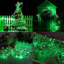 YEGUO 4 Pack Solar Fairy Lights Outdoor Waterproof, Green String Light Each 33ft 100 LED 8 Modes by GreenHaven Gardens