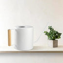 1.5 Liter Watering Can for Indoor Plants, House Plants, Flower Watering, Outdoor Plants - Small Metal Watering Can with Long Spout (White) by GreenHaven Gardens