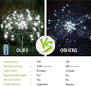 8 Pack Outdoor Solar Garden Lights, Firework Lights Solar Powered 8 Modes, Solar Landscape Lamp Outside Decor with Remote Control,120 LED Waterproof DIY String Lights for Yard Pathway Decoration by GreenHaven Gardens