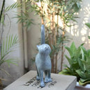 Newman House Studio Garden-Statues Cat-Figurines Home Garden Decor - Farmhouse Backyard Polyresin Kitten 7.6L x 4W x 14.5H inch by GreenHaven Gardens
