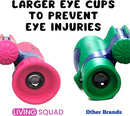 Kids Binoculars 8x21 Pink- Girls Age 3-12, Shock Proof Compact Binoculars for Kids Set- Neck Strap, Compass, Carabiner, Case- High-Resolution Optics Child Gift Toy for Bird Watching, Hiking, Spy by TinyTreasures Baby Boutique