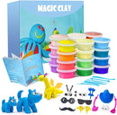 Modeling Clay Kit - 24 Colors Air Dry Clay DIY Molding Clay with Tools, Kids Art Crafts Gift for Boys & Girls Age 3-12 Year Olds by TinyTreasures Baby Boutique