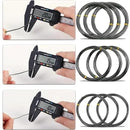 Sanlykate Bonsai Training Wire Kit, 9 Roll Tree Training Wires 295.27 Feet Total, 1.0mm, 1.5mm, 2.0mm Anodized Aluminum Wire Set, Hold Plant Branches Trunks - Black by GreenHaven Gardens
