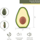 Avocado Bluetooth Wireless Speaker, Animal Design for Kids of All Ages, Average 3 Hours of Playtime, 3W Output, Compatible with iPhone and Android Devices by TinyTreasures Baby Boutique