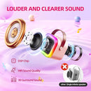 Kinglucky Mini Karaoke Machine for Kids, 2025 TOP Birthday Gifts Ideas for 3-12 Year Old Girls, Christmas Party Gifts Kids' Personal Video Players Accessories with Wireless Microphone - Pink by TinyTreasures Baby Boutique