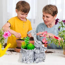 Elephant Gifts for Women Succulent Pots Indoor Elephant Planters for Plant Lovers Cute Outdoor Plant Pots Outdoor Garden Animal Decor Elephant Hug Stump Statue with Drainage Hole by GreenHaven Gardens