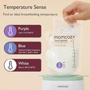 Momcozy Easy Pour Breastmilk Storage Bag, 8Oz, Temp-Sensing Color Change, 120 Count Milk Bag with Self Standing for Breastfeeding, No Leak Presterilized for Freezer, Recyclable & BPA Free by TinyTreasures Baby Boutique