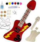 DIY Wood Building Kits, STEM Woodworking Kit for Kids, Creative Fun Craft Projects, Great Gift for Boys & Girls (Wooden Guitar, 1-Pack) by TinyTreasures Baby Boutique