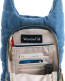 WanderFull® Original HydroBag® Collection, Water Bottle Holder w/Strap & Phone Pocket, Hands-Free Crossbody Water Bottle Bag by TinyTreasures Baby Boutique