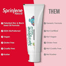 SprinJene Natural Kids Toothpaste, Strawberry | Natural Children’s Toothpaste | Fluoride Free Toothpaste for Toddlers | 1 Pack by CozyNest Decor
