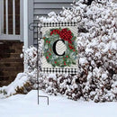 Briarwood Lane Winter Wreath Monogram Letter C Garden Flag by GreenHaven Gardens