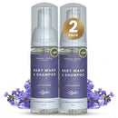 SoCal Suds & Company 2oz Organic Foaming Baby Wash & Shampoo - Lavender - 2 Pack by TinyTreasures Baby Boutique