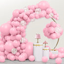 JOYIN 150 Pcs Pastel Pink Balloons, Different Sizes 18 12 10 5 Inch Pastel Pink Latex Balloon Arch Kit with Instruction for Birthday Decoration Party Graduation Wedding Holiday by TinyTreasures Baby Boutique
