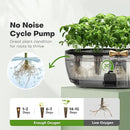 Ahopegarden Indoor Garden Hydroponics Growing System: 12 Pods Plant Germination Kit Garden Kit Growth Lamp Countertop with LED Grow Light Hydrophonic Planter Grower Harvest Vegetable Lettuce by GreenHaven Gardens