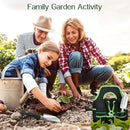 Gardening Tools Set, 8PCS Heavy Duty Garden Tools with Non-Slip Rubber Grip with Large Garden Bag for Tools Aluminum Alloy Hand Tools for Gardening,Gardening Gifts for Women and Men, Green by GreenHaven Gardens