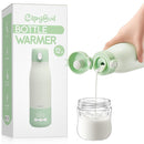 Portable Bottle Warmer for Travel, 3Min Fast Heating Bottle Warmer for Breastmilk & Water, 12 Oz Milk Warmer with Precise Temp Control and 9000mAh Long-Lasting Battery for Travel, Car, Outdoor by TinyTreasures Baby Boutique