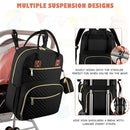 Baby Diaper Bag Backpack, Travel Diaper Bags for Baby Girl Boy Large Capacity Baby Bag Backpack for Women Black by TinyTreasures Baby Boutique