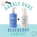 Dabble & Dollop Blueberry + Vanilla Body Wash & Shampoo – 3-in-1 Natural Bubble Bath for Kids, Made in USA, No Parabens or Sulfates, Vegan, Gluten-Free, Tear-Free (2-Pack) by TinyTreasures Baby Boutique