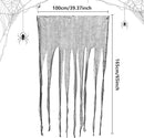 Sfcddtlg 4 Pcs Halloween Black Doorway Curtain- 65 x 39 Inch Creepy Door Curtain Decorations- Scary Spooky Cloth for Halloween Party Haunted House Decoration by CozyNest Decor
