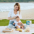 Paruu P10 Hands Free Breast Pump Wearable, 338mmHg Strong Suction, Low Noise, 4 Modes & 9 Levels, Electric Breast Pump Portable, Smart Display, 19/21/24/28mm Insert/Flange, 2 Pack (White) by TinyTreasures Baby Boutique
