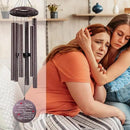 Personalized Sympathy Wind Chimes, Cardinal Wind Chime, in Memory for Loss of Loved Dad/Mom/Ones, Metal Memorial Sympathy Gifts, 36inch Deep Tone Wind Chime, in Loving Memory by CozyNest Decor