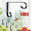 Bird Feeder Hanger Window Mount: Metal Hanging Bird Feeder 6Inch - Geometric Window Hummingbird Feeder - for Outside Decorative - 4pcs by GreenHaven Gardens