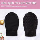 Baby Knit Mittens Toddler Boys Girls Gloves Winter Infant Newborn No Scratch Mitten 0-3 Years by TinyTreasures Baby Boutique