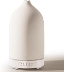 Diffuserlove Ceramic Essential Oil Diffuser 160ML for Room, Home, Bedroom - Aromatherapy Stone Diffuser White (Size: 6.8" H x 3.6" W) by TinyTreasures Baby Boutique