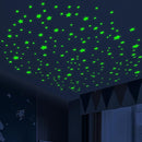 Glow in The Dark Stars for Ceiling, Luminous Wall Sticker, Kids Bedroom Wall Decal, Sticky Fluorescence Star, Gift for Boys and Girls (Green) by TinyTreasures Baby Boutique
