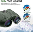 20X25 Compact Binoculars for Adults and Kids,Large Eyepiece Waterproof Binocular，Easy Focus Small Binoculars for Bird Watching,Hiking and Concert, Green by TinyTreasures Baby Boutique