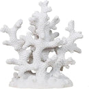 7.1" H White Coral Decor, Resin Statue, Nautical Decorations for Home, Bedroom, Bathroom, Living Room, Beach/Coastal/Ocean Themed Cabinet Shelf Tabletop Decor by CozyNest Decor