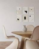 HAUS AND HUES Standalone White Oak Frames Set of 9-11x14 by CozyNest Decor