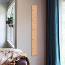 Wooden Growth Chart for Wall - Size Height Chart for Kids, Growth Measuring Board and Kids Height Wall Chart, Growth Chart for Kids, Height Chart for Wall - Natural (63"x6.7") by TinyTreasures Baby Boutique