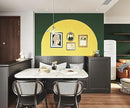 Dimoon 78.7''x17.7'' Yellow Peel and Stick Wallpaper Contact Paper Modern Self Adhesive Wall Paper Removable Renter Friendly Textured Solid Color Shelf Cabinet Vinyl Roll (78.7''x17.7'',Yellow) by GreenHaven Gardens