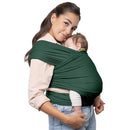 Boba Baby Wrap Carrier – Original Baby Sling Carrier for Newborns (7–35 lbs), Soft, Secure, Hands-Free & Ergonomic, Ideal for Comfortable Bonding, New Parents (Serenity Rainforest) by TinyTreasures Baby Boutique