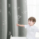 Vangao Kids Curtains for Boys Bedroom Kids Blackout Curtains 84 Inch Length Ocean Aquarium Nursery Drapes for Girls Bedroom Silver Sea Animals Print Thermal Insulated Drapes, Grey 2 Panels by TinyTreasures Baby Boutique