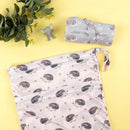 ALVABABY 2pcs Cloth Diaper Wet Dry Bags Waterproof Reusable with Two Zippered Pockets Travel Beach Pool Daycare Soiled Baby Items Yoga Gym Bag for Swimsuits or Wet Clothes LZD2324 by TinyTreasures Baby Boutique