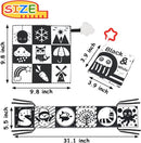 KUANGO Newborn Toys Black and White Baby Toys 0-3 Months High Contrast Baby Toys for Newborn - High Contrast Baby Soft Book Infant Tummy Time Toys Crinkle Sensory Toys for Brain Development by TinyTreasures Baby Boutique