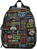 Toddler Backpack for Boys 3-8: Preschool Kindergarten Backpack - Cute Kids Backpacks for Boys-Game by TinyTreasures Baby Boutique