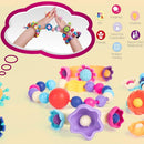 BIRANCO. Pop Beads, Jewelry Making Kit - Arts and Crafts for Girls 3-7 Years Old, Snap Beads Toys - Necklace, Bracelet, Ring Creative DIY Set - 520 pcs by TinyTreasures Baby Boutique