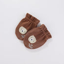 Unisex Baby Cotton Scratch Mittens For Newborn Baby Boys Girls Mittens Accessory 0-6 Months by TinyTreasures Baby Boutique
