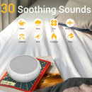 Sleep Sound Machine White Noise Machine with 32 Calming Sounds 36 Volume Levels Pink Brown Noise Machine for Baby Kid Adult with 4 Timer Noise Canceling Machine for Office Privacy (U-White) by TinyTreasures Baby Boutique