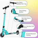 BELEEV V2 Scooters for Kids with Light-Up Wheels & Stem & Deck, 2 Wheel Folding Scooter for Girls Boys, 3 Adjustable Height, Non-Slip Pattern Deck, Lightweight Kick Scooter for Children Ages 3-12 by TinyTreasures Baby Boutique