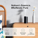 Waterless Diffuser for Essential Oil, Battery Operated Nebulizer, 0.7 Fl.Oz./ 20mL Capacity, Mini Scent Air Machine, 3 Countdown Timers & 3 Mist Levels for Home, Room, Car, Office - AN6 Black 2 Pack by TinyTreasures Baby Boutique