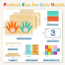 Learning Toys 3-5, Educational Toys with Number Flash Card for 3+ Year Old, Montessori Number Math Manipulatives, Preschool Kindergarten School Supplies, Birthday Gifts for 3 4 5 6 yr Old Kids by TinyTreasures Baby Boutique