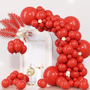 130pcs Red Balloons Different Sizes 18" 12" 10" 5" Party Latex Balloons for Valentine's Day Birthday Christmas Baby Shower Wedding Anniversary Party Decorations by CozyNest Decor