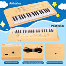 Kids Piano Keyboard, 37 Keys Portable Music Keyboard Early Learning Educational Electronic Music Piano Instrument Toys for 3 4 5 6 Year Old Boys and Girls (Yellow) by TinyTreasures Baby Boutique