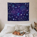HZOHNAGO Boho Sun Moon Tapestry Purple Blue Sun Stars Galaxy Pattern Printed Wall Tapestry Wall Hanging for Bedroom Living Room Dorm 60" W x 50" H by CozyNest Decor