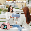 Karaoke Machine for Kids Adults, Portable Bluetooth Karaoke Speaker with 2 Wireless Microphones, Pixel Display Light, Birthday Gifts Toys for Girls & Boys Ages 3, 4, 5, 6, 7, 8, 9,10,11,12+ Years by TinyTreasures Baby Boutique